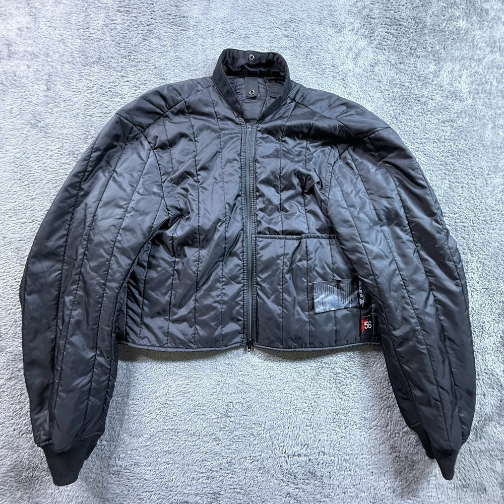 Dainese Motorcycle Jacket Liner ONLY Black Quilted 56 DTEC 100% Nylon